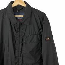 Load image into Gallery viewer, BNWT Paul and Shark Black Nylon Overshirt - Double Extra Large (XXL) PTP 26.5"