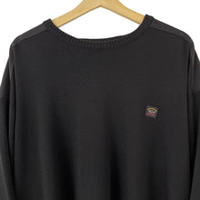 Load image into Gallery viewer, Paul and Shark Black C0P918 Crew Neck Sweater - Five Extra Large (5XL) PTP 30.5"