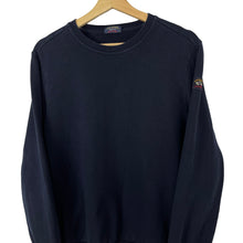 Load image into Gallery viewer, Paul and Shark Navy Crew Neck Sweater - Medium (M) PTP 20.75"