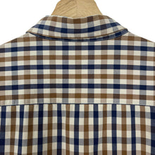 Load image into Gallery viewer, Aquascutum House Check Short Sleeved Shirt - Extra Large (XL) PTP - 21.5"