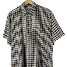 Load image into Gallery viewer, Aquascutum House Check Short Sleeved Shirt - Large (L) PTP 24.75"