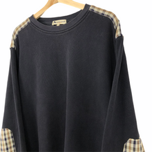 Load image into Gallery viewer, Aquascutum Navy / Check Crew Neck Sweater - Double Extra Large (XXL) PTP 25.75"