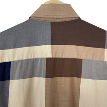 Load image into Gallery viewer, Aquascutum Block Check Short Sleeved Shirt - Medium (M) PTP 21"