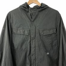 Load image into Gallery viewer, C.P Company Grey Goggle Hooded Overshirt - Large (L) PTP 22"