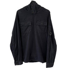 Load image into Gallery viewer, C.P Company Black Pullover Hooded Lens Smock - Large (L) PTP 23"