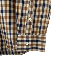 Load image into Gallery viewer, Aquascutum House Check Long Sleeved Shirt - Large (L) PTP 21.75"