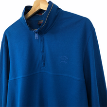 Load image into Gallery viewer, Paul and Shark Blue Half Zip Pullover Sweater - Extra Large (XL) PTP 23"
