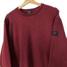 Load image into Gallery viewer, Paul and Shark Maroon Logo Crew Neck Sweater - Double Extra Large (XXL) PTP 23.5"
