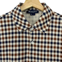 Load image into Gallery viewer, Aquascutum House Check Short Sleeved Polo - Large (L) PTP 20.75"
