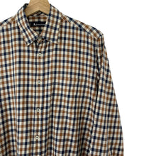 Load image into Gallery viewer, Aquascutum House Check Long Sleeved Shirt - Medium (M) PTP 21.75"
