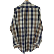 Load image into Gallery viewer, Aquascutum Block Check Long Sleeved Shirt - Medium (M) PTP 23"