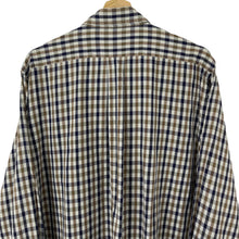 Load image into Gallery viewer, Aquascutum House Check Long Sleeved Shirt - Large (L) PTP 25"