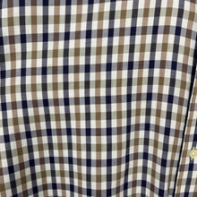 Load image into Gallery viewer, Aquascutum House Check Long Sleeved Shirt - Medium (M) PTP 24"