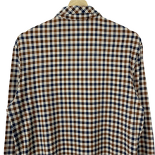 Load image into Gallery viewer, Aquascutum House Check Long Sleeved Polo - Small (S) PTP 20.5"