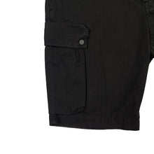 Load image into Gallery viewer, Paul and Shark Black Parachute Cargo Shorts - W 34"