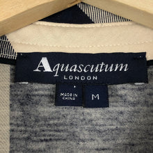 Load image into Gallery viewer, Aquascutum Block Check Short Sleeved Polo - Medium (M) PTP 20.25"