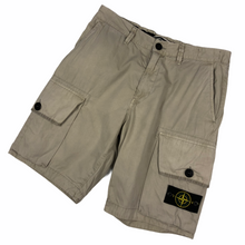 Load image into Gallery viewer, Stone Island Beige Bermuda Cargo Shorts - W 32"