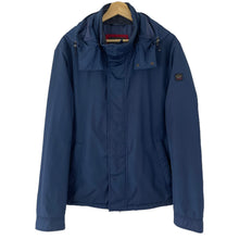 Load image into Gallery viewer, Paul and Shark Navy Hooded Jacket - Large (L) PTP 23"