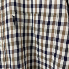 Load image into Gallery viewer, Aquascutum House Check Long Sleeved Shirt - Medium (M) PTP 23"