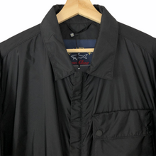 Load image into Gallery viewer, BNWT Paul and Shark Black Nylon Overshirt - Double Extra Large (XXL) PTP 26.5"