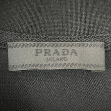 Load image into Gallery viewer, Prada Black Rubber Logo Short Sleeved Polo - Double Extra Large (XXL) PTP 21.75"