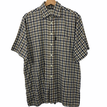 Load image into Gallery viewer, Aquascutum House Check Short Sleeved Shirt - Medium (M) PTP 24"