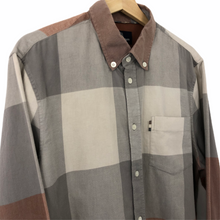 Load image into Gallery viewer, Aquascutum Block Check Long Sleeved Shirt - Extra Large (XL) PTP 23"