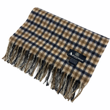 Load image into Gallery viewer, Aquascutum Classic House Check Lambswool / Cashmere Scarf - One Size Fits All