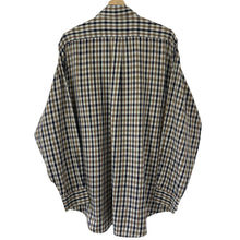 Load image into Gallery viewer, Aquascutum House Check Long Sleeved Shirt - Large (L) PTP 25"