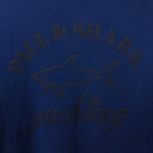 Load image into Gallery viewer, Paul and Shark Blue Short Sleeved Logo T-Shirt - Medium (M) PTP 19.5"