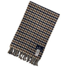 Load image into Gallery viewer, Aquascutum Classic House Check 100% Lambswool Scarf - One Size Fits All