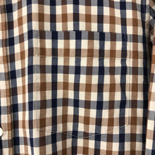 Load image into Gallery viewer, Aquascutum House Check Long Sleeved Shirt - Medium (M) PTP 20.25"