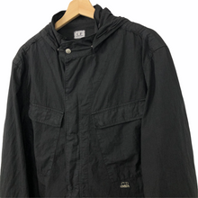 Load image into Gallery viewer, C.P Company Black Goggle Hooded Overshirt - Double Extra Large (XXL) PTP 23.5"
