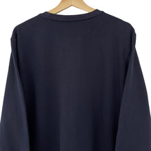 Load image into Gallery viewer, Paul and Shark Navy Embroidered Logo Crew Neck Sweater - Extra Large (XL) PTP 23.25"