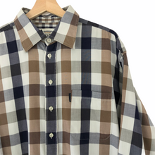 Load image into Gallery viewer, Aquascutum Block Check Long Sleeved Shirt - Extra Large (XL) PTP 27"