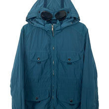 Load image into Gallery viewer, C.P Company Teal Multi Pocket Nysack Goggle Jacket - 50 PTP 20"