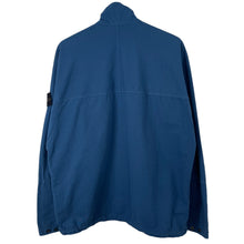 Load image into Gallery viewer, Stone Island Blue 1/4 Zip Popover Ripstop Smock - Small (S) PTP 23.75"