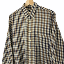 Load image into Gallery viewer, Aquascutum House Check Long Sleeved Shirt - Medium (M) PTP 22.5"