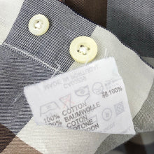 Load image into Gallery viewer, Aquascutum Block Check Short Sleeved Shirt - Medium (M) PTP 23.25"