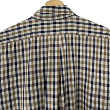 Load image into Gallery viewer, Aquascutum House Check Short Sleeved Shirt - Extra Large (XL) PTP 25"