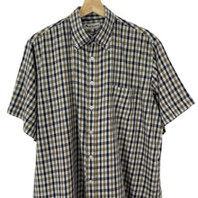 Load image into Gallery viewer, Aquascutum House Check Short Sleeved Shirt - Large (L) PTP 24.75"