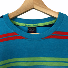 Load image into Gallery viewer, Paul and Shark Multicoloured Striped Short Sleeved T-Shirt - Large (L) PTP 23"
