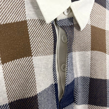 Load image into Gallery viewer, Aquascutum Block Check Long Sleeved Rugby Shirt - Large (L) PTP 22.75"