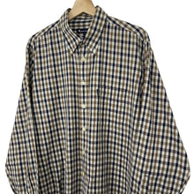 Load image into Gallery viewer, Aquascutum House Check Long Sleeved Shirt - Extra Large (XL) PTP 26"
