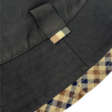 Load image into Gallery viewer, Aquascutum House Check / Navy Reversible Bucket Hat - One Size Fits All