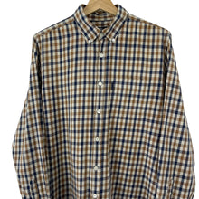 Load image into Gallery viewer, Aquascutum House Check Long Sleeved Shirt - Large (L) PTP 21.5"