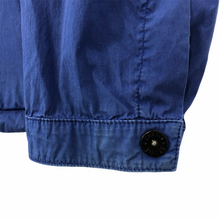 Load image into Gallery viewer, Stone Island Blue Zip Up Overshirt - Extra Large (XL) PTP 24"