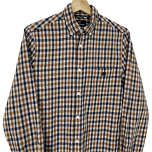 Load image into Gallery viewer, Aquascutum House Check Long Sleeved Shirt - Small (S) PTP 19"