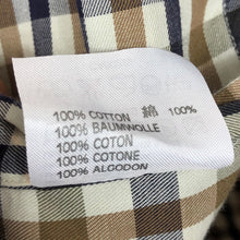Load image into Gallery viewer, Aquascutum House Check Short Sleeved Shirt - Medium (M) PTP 23"