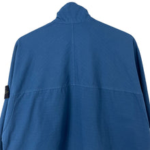 Load image into Gallery viewer, Stone Island Blue 1/4 Zip Popover Ripstop Smock - Small (S) PTP 23.75"